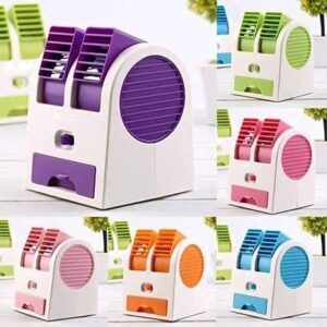 USB Portable Dual Bladeless Small Water Air Cooler