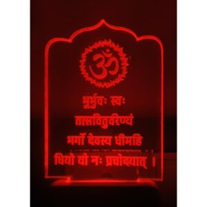 7 Color Changing 3D LED Night lamp with Plug for Living Room