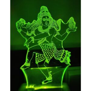 7 Color Changing 3D LED Night lamp with Plug for Living Room