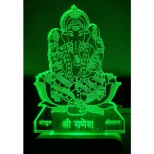 7 Color Changing 3D LED Night lamp with Plug for Living Room